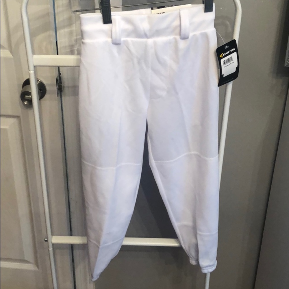 ⬇️EASTON Brand Baseball pant for kids SZ YXS.white